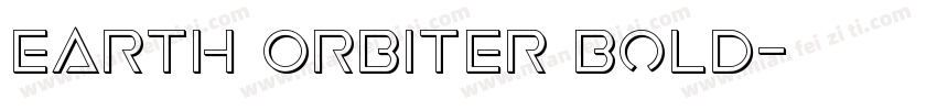 Earth Orbiter Bold字体转换